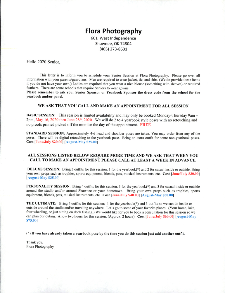 Senior Information from Flora