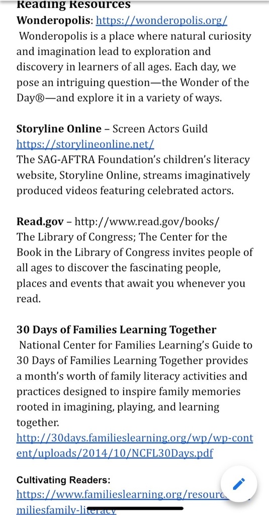 resources