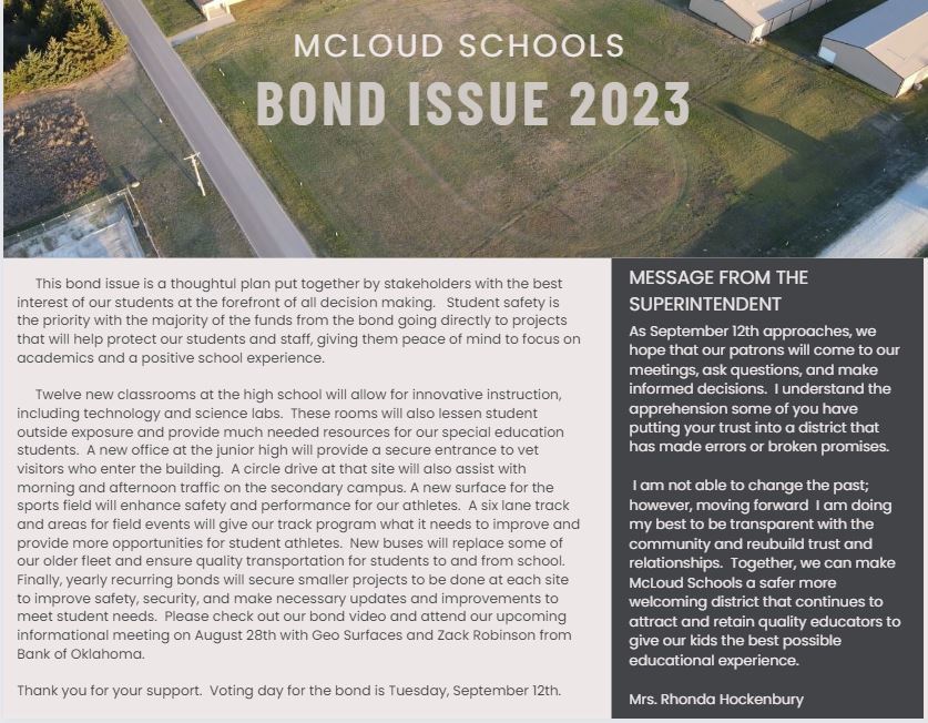 bond issue 2023